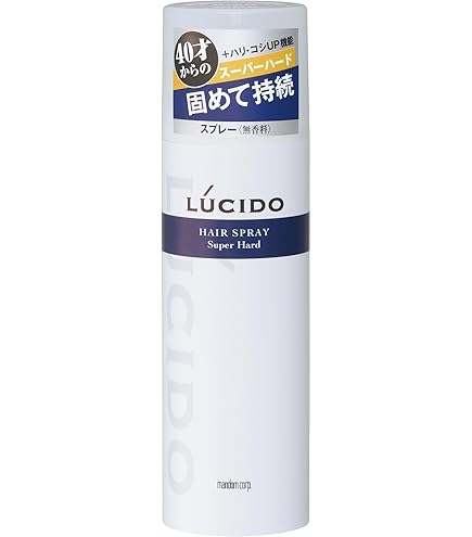 Amazon | ルシード ヘアスプレー スーパーハード 180g | LUCIDO | ヘア
